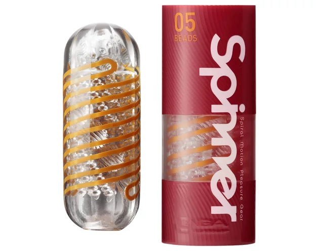 TENGA Spinner Beads - maszturbátor (átlátszó)