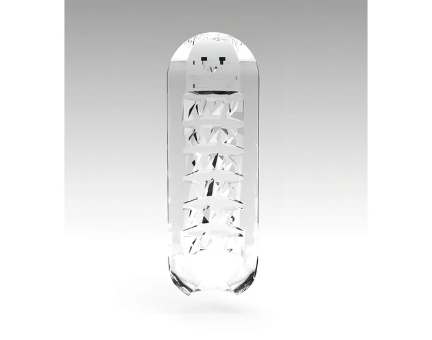 TENGA Spinner Brick - maszturbátor (átlátszó)