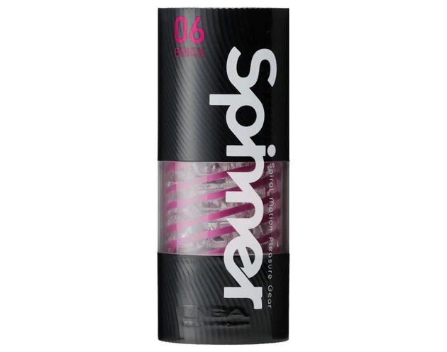 TENGA Spinner Brick - maszturbátor (átlátszó)