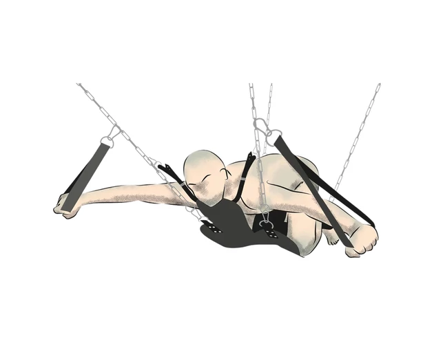 You2Toys Sex Swing - szexhinta (fekete)