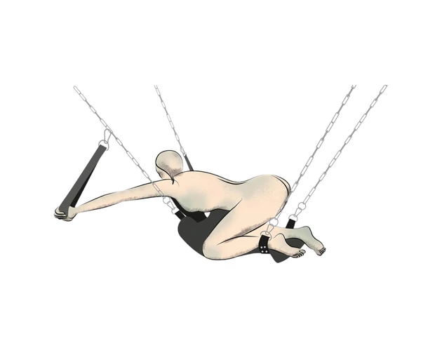 You2Toys Sex Swing - szexhinta (fekete)
