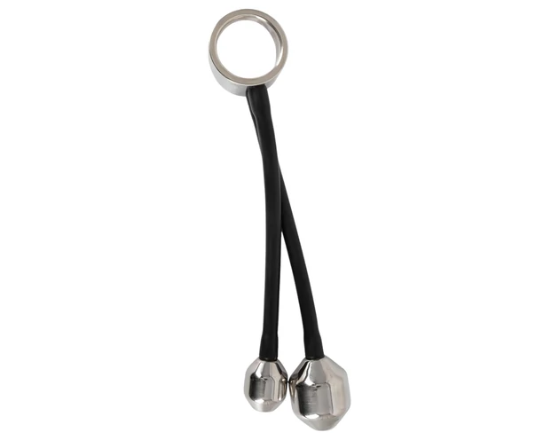 You2Toys Heavy Gear - heregyűrű anál súllyal (fekete)