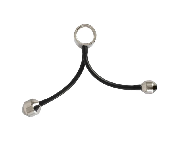 You2Toys Heavy Gear - heregyűrű anál súllyal (fekete)