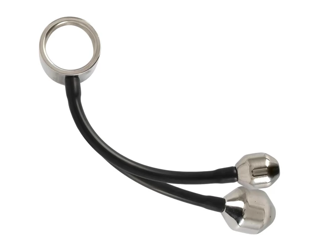 You2Toys Heavy Gear - heregyűrű anál súllyal (fekete)