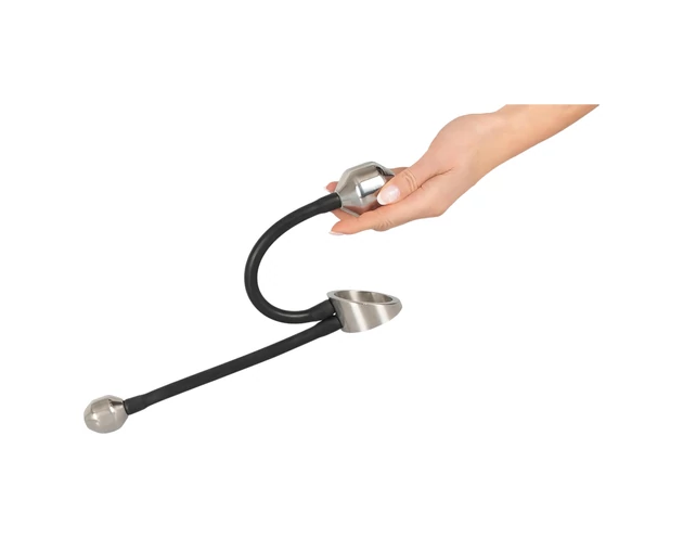 You2Toys Heavy Gear - heregyűrű anál súllyal (fekete)