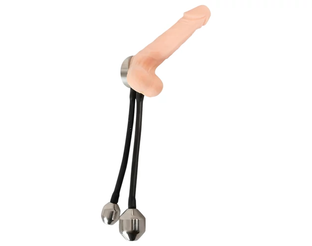 You2Toys Heavy Gear - heregyűrű anál súllyal (fekete)