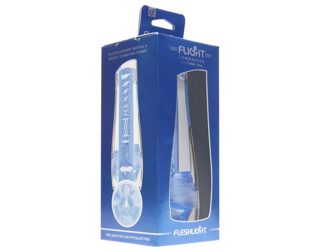 Fleshlight Flight Commander - szívó maszturbátor (kék)