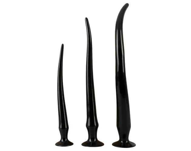 You2Toys - extra hosszú anál plug szett (3 részes) - fekete