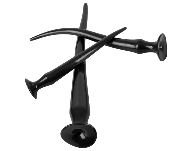 You2Toys - extra hosszú anál plug szett (3 részes) - fekete