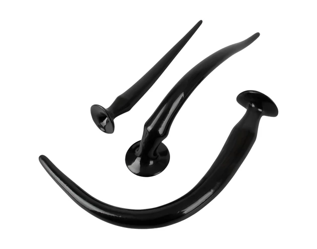 You2Toys - extra hosszú anál plug szett (3 részes) - fekete