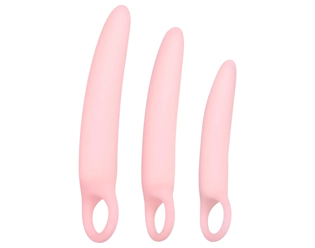 SMILE - Vaginal Trainers - dildó szett - rózsaszín (3 részes)