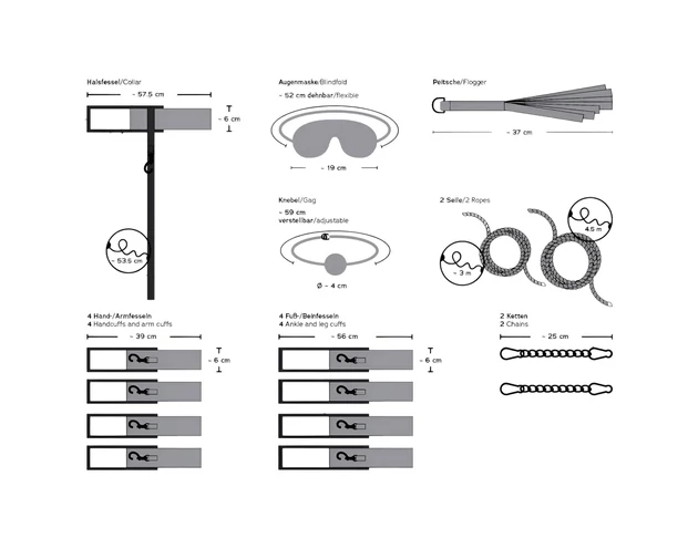You2Toys Bondage Board 2.0 - hordozható kötöző ágy szett