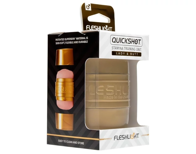 Fleshlight Quickshot Stamina Training Unit - műpunci és popsi (pink)