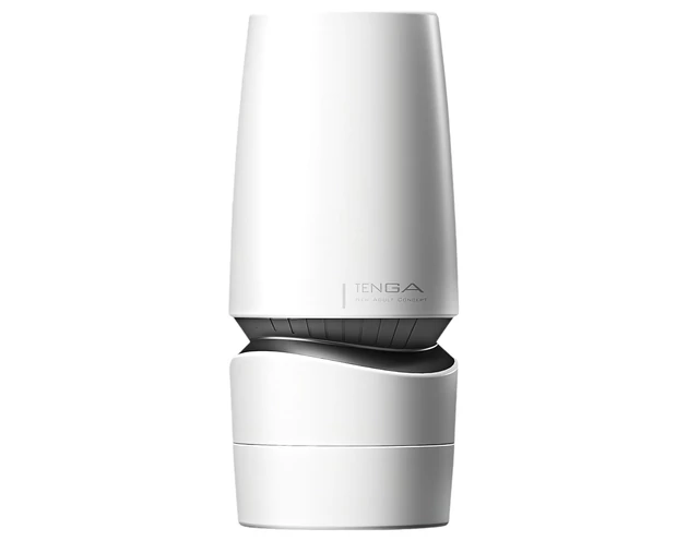 TENGA Aero - szuper szívó száj maszturbátor (fehér-ezüst)