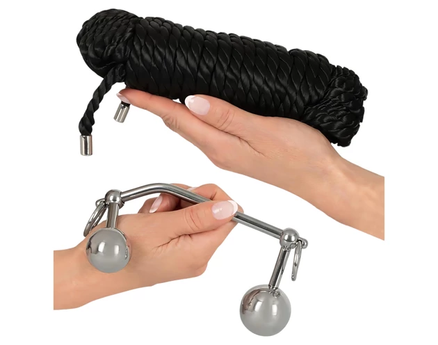 You2Toys Bondage anál plug (149g) + BDSM kötél (10m)