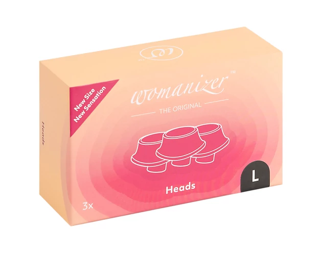 Womanizer L - pótszívóharang szett - fekete (3db) - nagy