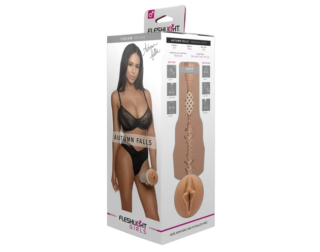 Fleshlight Autumn Falls Cream - élethű vagina (natúr)