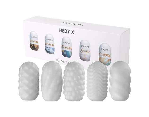 Svakom Hedy X Mixed - maszturbációs tojás szett (5db)