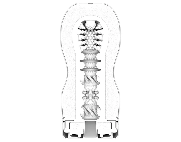 TENGA Premium Gentle - eldobható maszturbátor (fehér)