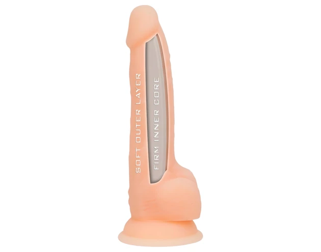 Naked Addiction 8 - tapadókorongos, élethű dildó (20cm)