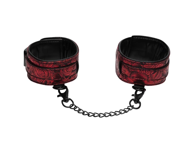 A szürke ötven árnyalata - boka bilincsek (fekete-vörös)