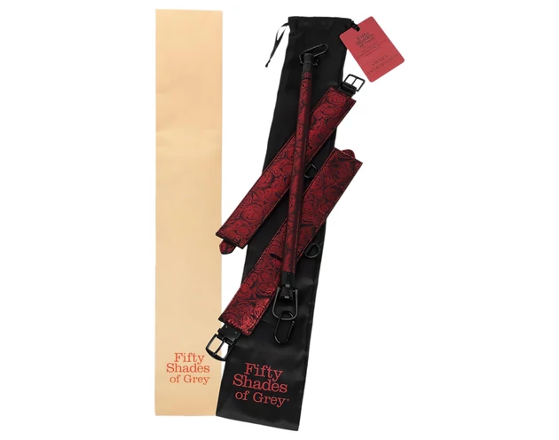A szürke ötven árnyalata - terpesztőrúd (fekete-vörös)