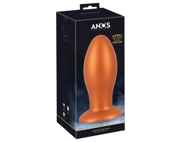 ANOS - nagy anál plug (narancs)
