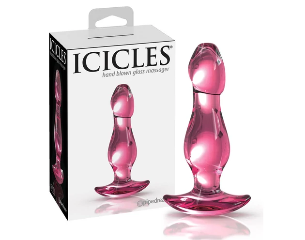 Icicles No. 73 - péniszes anál dildó (pink)