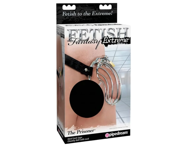 Fetish The Prisoner - fém péniszketrec (ezüst)