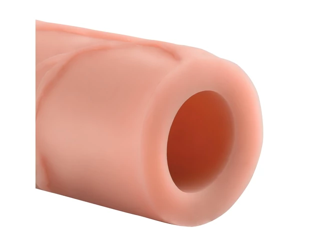 X-TENSION Perfect 3 - élethű péniszköpeny (22,8cm) - natúr