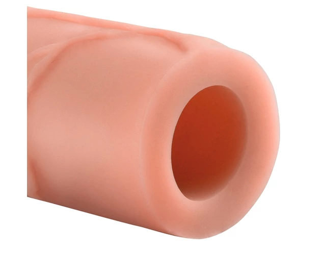 X-TENSION Mega 1 - élethű péniszköpeny (17,7cm) - natúr