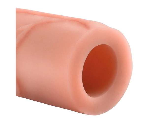 X-TENSION Mega 3 - élethű péniszköpeny (22,8cm) - natúr