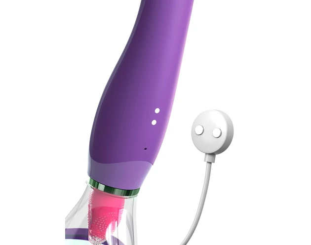 Fantasy - akkus, 3in1 vibrátor (lila)