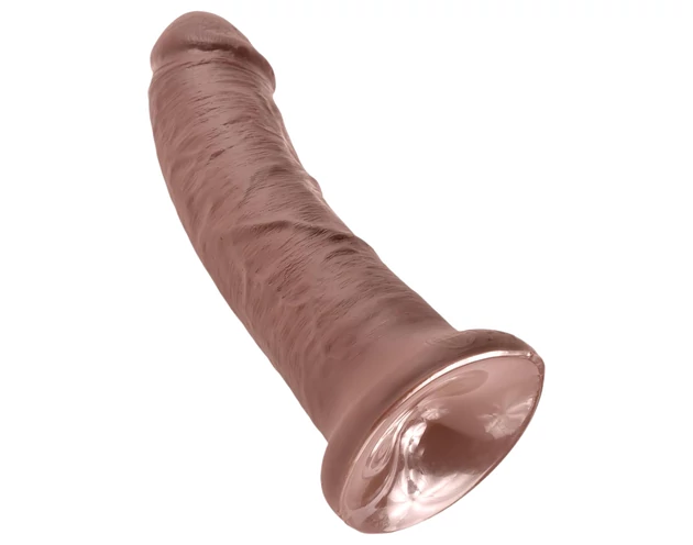 King Cock 8 dildó (20cm) - barna