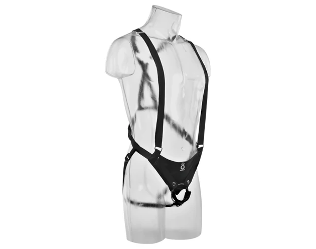 King Cock Strap-on 10 - üreges felcsatolható dildó 25cm