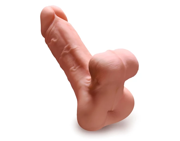 PDX Reach Around - 2in1 műpopsi és péniszköpeny (natúr)