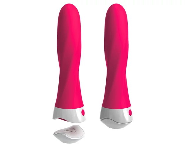 3Some wall banger deluxe - akkus, rádiós rúd vibrátor (pink)