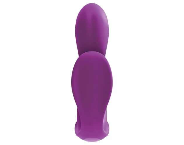 3Some total ecstasy - akkus, rádiós tripla vibrátor (lila)