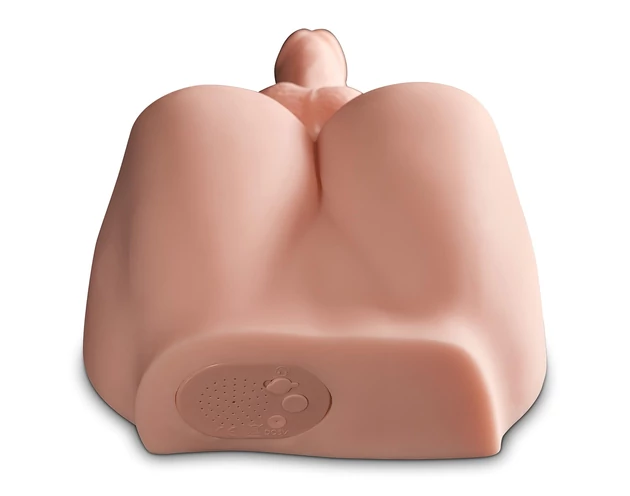 PDX Dirty Talk - élethű műpopsi torzó dildóval (natúr)