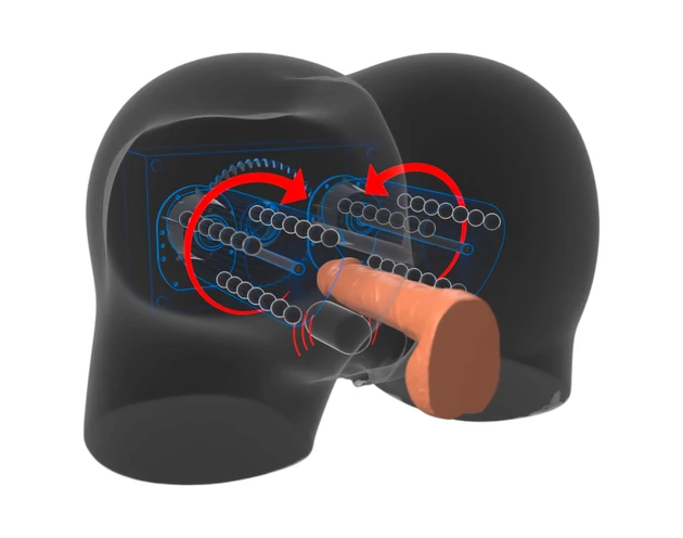 PDX Elite Milk Me Silly - vibrációs torzó maszturbátor (natúr)