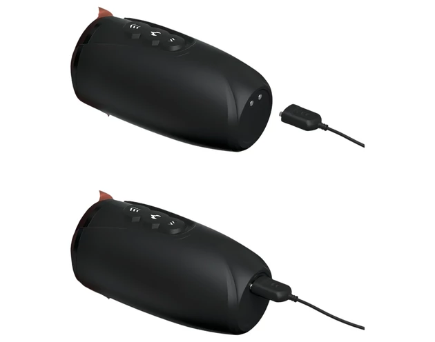 King Cock Plus 7,5 - herés lökő vibrátor (barna)