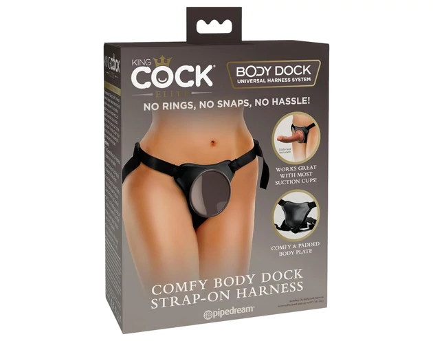 King Cock Elite Comfy Body Dock - felcsatolható alsó (barna)