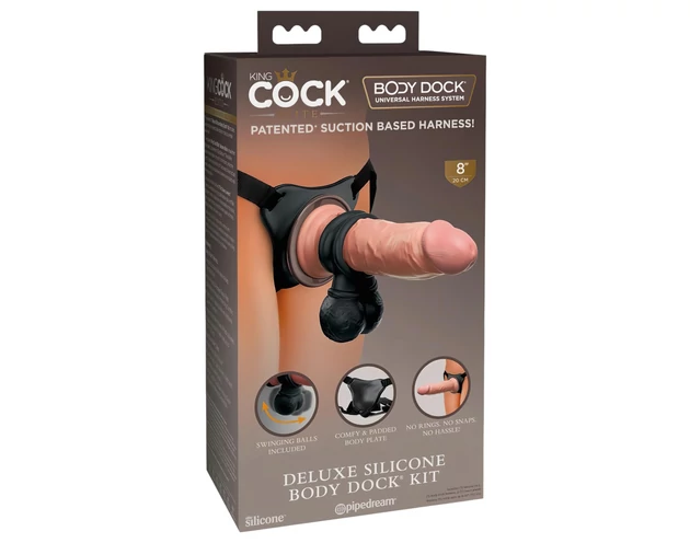 King Cock Elite Deluxe - felcsatolható dildó szett