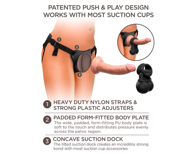 King Cock Elite Ultimate Vibrating - vibrációs felcsatolható szett