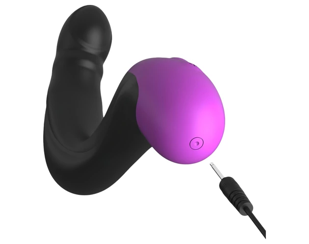 Anal Fantasy - pulzáló prosztata vibrátor (fekete)