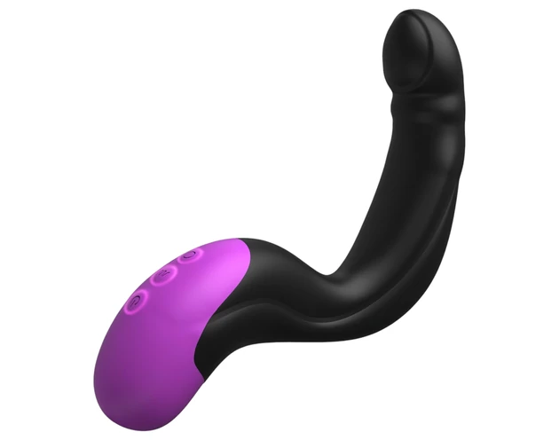 Anal Fantasy - pulzáló prosztata vibrátor (fekete)