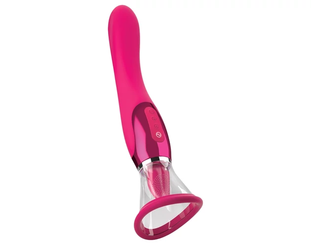 JimmyJane Apex - nyelves 2in1 vibrátor (pink)