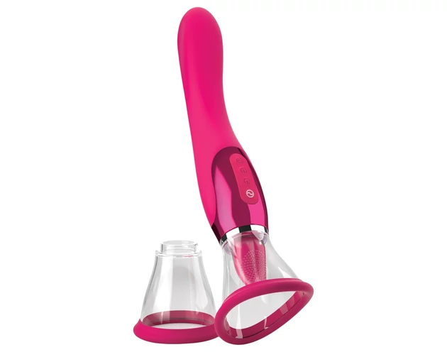 JimmyJane Apex - nyelves 2in1 vibrátor (pink)