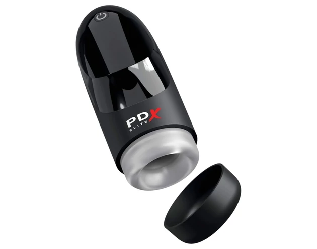 PDX Hydrogasm - akkus forgó maszturbátor (fekete)