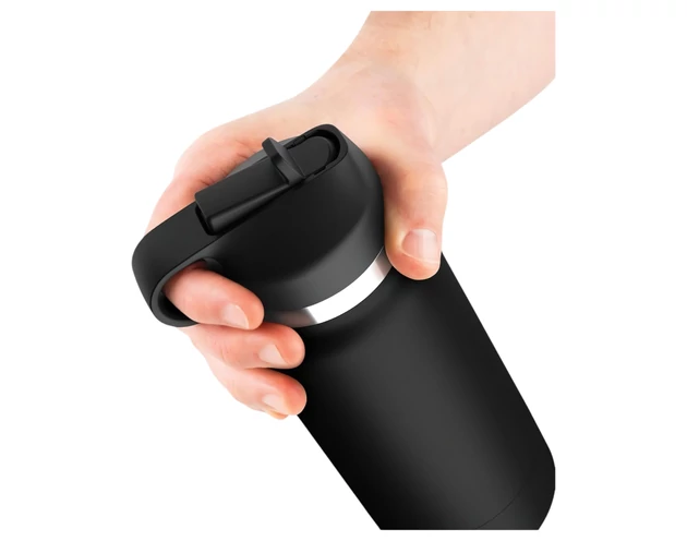 Fap Flask Thrill Seeker - maszturbátor kulacsban (fekete)